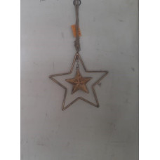 STAR HANGING IN STAR FRAME SMALL