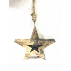 STAR WITH STAR CUT HANGING