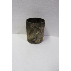 CYLINDER VASE LEAF DESIGN  TONIC SMALL