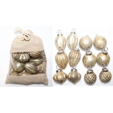 1 Inch X-MAS BALL SET OF 12