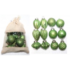 1 Inch X-MAS BALL SET OF 12