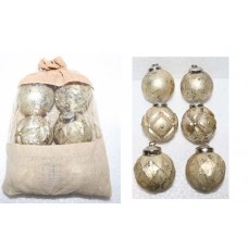 2 Inch X-MAS BALL SET OF 6