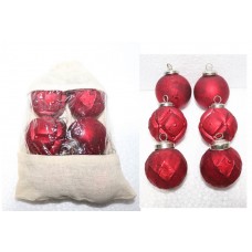 2 Inch X-MAS BALL SET OF 6