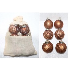 2 Inch X-MAS BALL SET OF 6