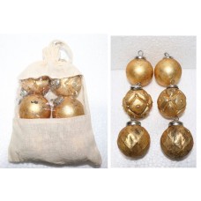 2 Inch X-MAS BALL SET OF 6