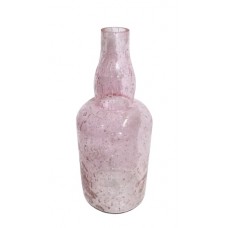 BOTTLE STRAIGHT VASE STONES