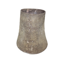 CRUSHED TAPERED UP VASE