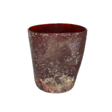 CRUSHED TAPERED DOWN VASE