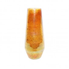 CONE SHAPED VASE STONES LUSTER SMALL