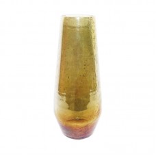 CONE SHAPED VASE STONES LUSTER SMALL