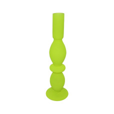 CANDLE STAND OVAL FROSTED NEON