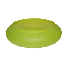 FLAT BOWL FROSTED NEON