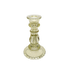 BEADED BASE CANDLE STAND