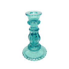 BEADED BASE CANDLE STAND