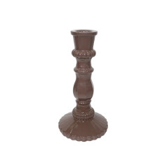 BEADED BASE CANDLE STAND BIG