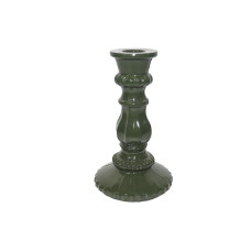 BEADED BASE CANDLE STAND SMALL