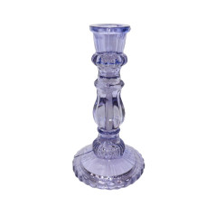 BEADED BASE CANDLE STAND BIG