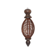 WIRES NET OVAL CONE BIG WOOD HANGING