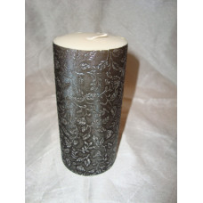 LEATHER CANDLE 7X15 CMS