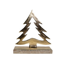 X-MAS TREE BIG WITH WOODEN BASE