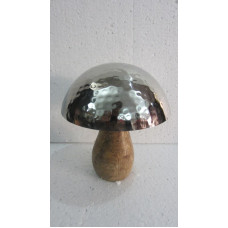 STEEL WOODEN HAMMERED MUSHROOM BIG