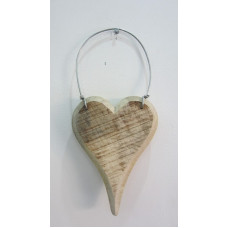 MEDIUM MANGO HEART HANGING