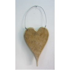 XL MANGO HEART HANGING