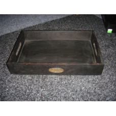 houten tray med.brown