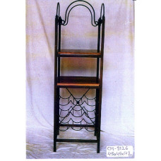 iron wine rack/etagere