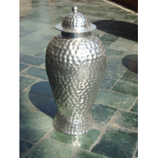 ALUMINIUM JAR MEDIUM HAMMERED