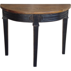 sidetable ½ rond br/black