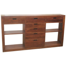 7 DRAWERS CONSOLE DISTRESS