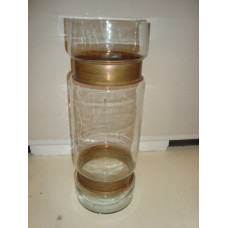 BRASS PIPE VASE