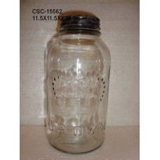 CROWN JAR WITH LID