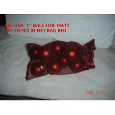 1``ball foil S/10 red