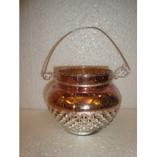 ANT SILVER ROUND POT HANGER DIAMOND