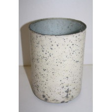 Vase cyl.small frost white