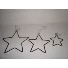 hanging star s/3 Natural Shiny