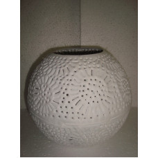 iron lantern big round White