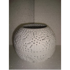 iron lantern small round White