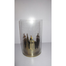 iron glass ams lantern Ant. Brass