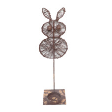 WEAVING BUNNY TLIGHT ON STICK