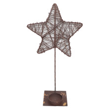 WEAVING STAR TLIGHT ON STICK