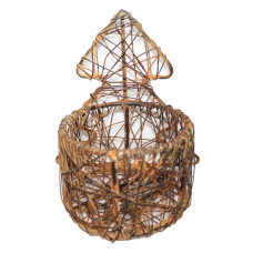 WEAVING TREE TLIGHT WITH GLASS