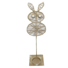 WEAVING BUNNY TLIGHT ON STICK