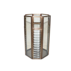 DESIGN AND PLAIN GLASS CYLINDER BIG