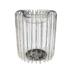 DRUM STYLE WIRE LANTERN BIG