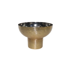 BASE BOWL CANDLE HOLDER GOLD