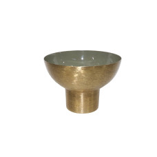 BASE BOWL CANDLE HOLDER GOLD