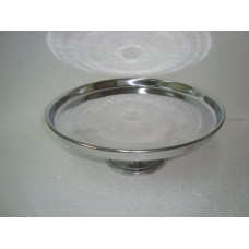 OVAL TRAY ON BASE 29.5X22X15CMS